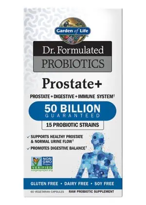 Garden of Life Dr. Formulated Probiotics Prostate+ — prostate health, digestive support