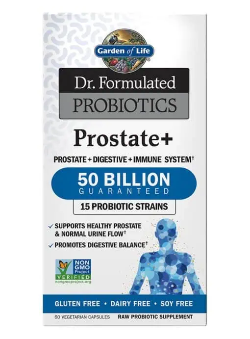 Garden of Life Dr. Formulated Probiotics Prostate+ — prostate health, digestive support