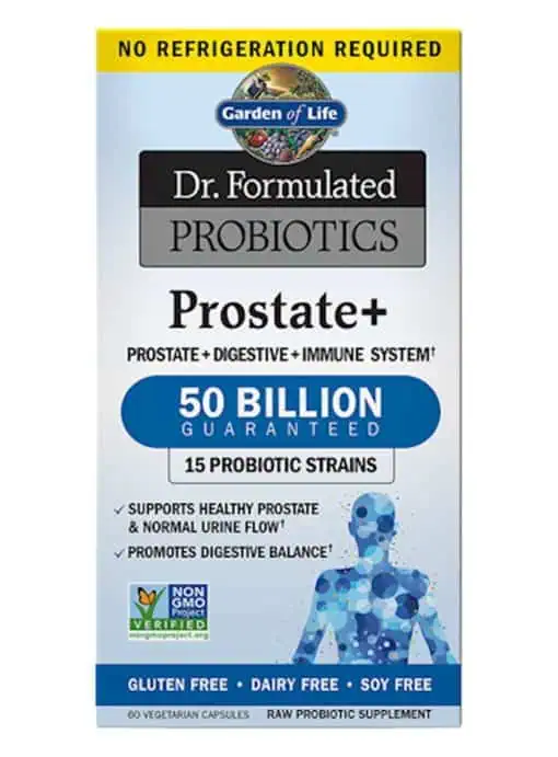 Garden of Life Dr. Formulated Probiotics Prostate+ -- prostate health, digestive support