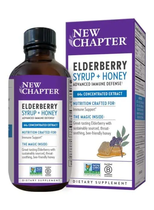 New Chapter Elderberry Syrup -- immune support, elderberry extract