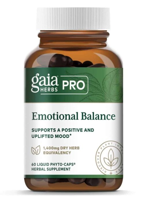 Gaia Herbs Emotional Balance — Herbal Supplement for Mood Support