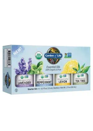 Organic Essential Oil Starter Kit by Garden of Life - Enhances mood and relaxation