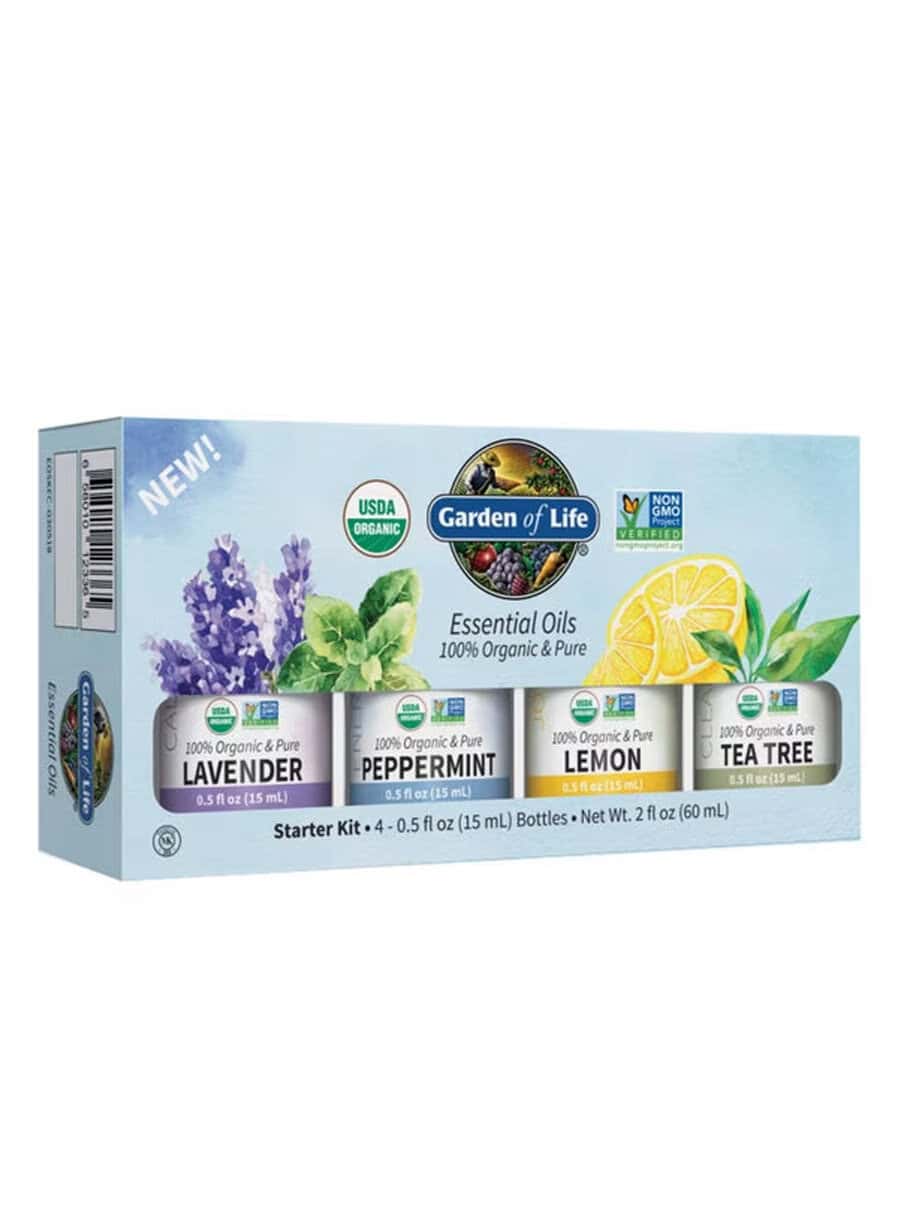 Organic Essential Oil Starter Kit by Garden of Life - Enhances mood and relaxation