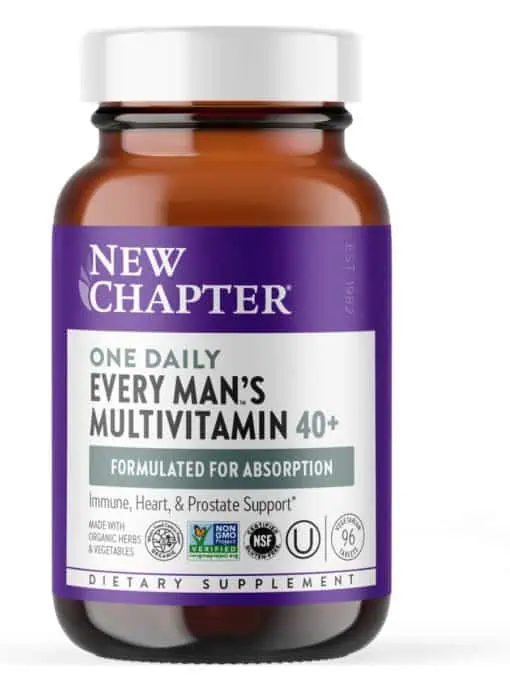 New Chapter Every Man's One Daily 40+ -- multivitamin for men, energy support
