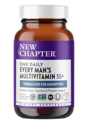 New Chapter Every Man's One Daily 55+ -- multivitamin, fermented nutrients