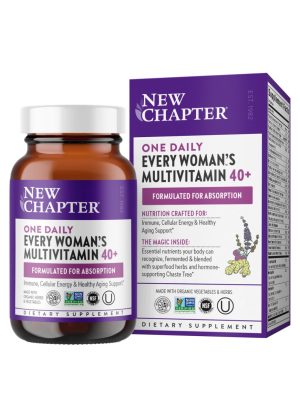 New Chapter Every Woman's One Daily 40+ -- multivitamin for women, energy support