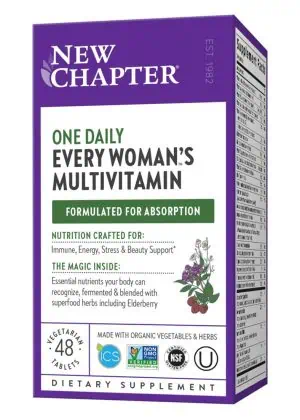 New Chapter Every Woman's One Daily -- women's multivitamin, whole-food nutrients