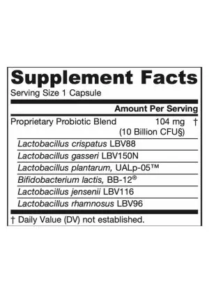 Jarrow Formulas Fem-Dophilus(R) Advanced -- probiotics, women's health - Back
