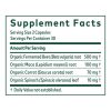 Gaia Herbs Fermented Beet & Maca — Circulation and Energy Support - Back