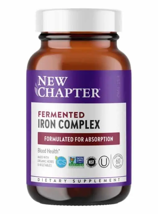 New Chapter Fermented Iron Complex -- iron supplement, energy support