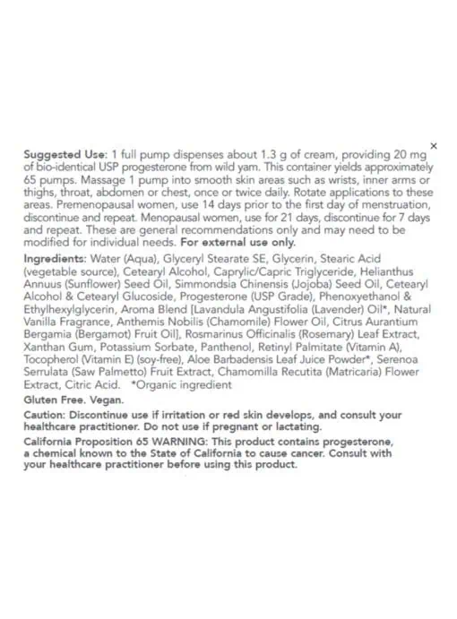 Progesterone Cream Plus Lavender - Image 4