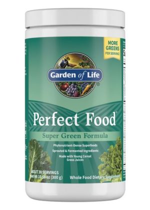 Garden of Life Perfect Food Super Green Formula — Nutrient-Dense Superfoods, Probiotics