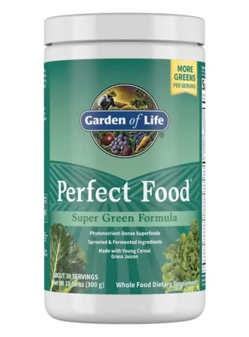 Garden of Life Perfect Food Super Green Formula — Nutrient-Dense Superfoods, Probiotics