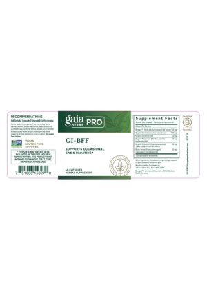 Gaia Herbs GI-BFF — Digestive Support, Herbal Supplement - Back