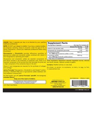 Jarrow Formulas Glucosamine + Chondroitin -- joint health, glucosamine supplement - Back
