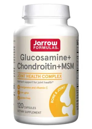 Jarrow Formulas Glucosamine + Chondroitin + MSM -- joint health support, glucosamine sulfate