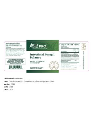 Gaia Herbs Intestinal Fungal Balance — Supports Healthy Microbiome - Back