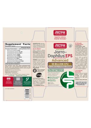 Jarrow Formulas Jarro-Dophilus EPS Advanced -- probiotics, gut health - Back