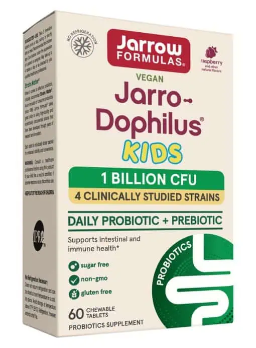 Jarrow Formulas Jarro-Dophilus Kids -- probiotic for kids, chewable tablets
