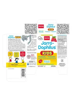 Jarrow Formulas Jarro-Dophilus Kids -- probiotic for kids, chewable tablets - Back