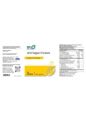 SFI Health Joint Support Formula — Supports Cartilage, Joint Health - Back