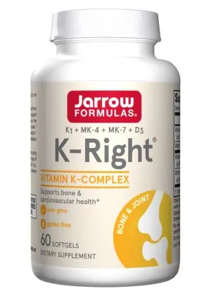 Jarrow Formulas K-Right -- vitamin k complex, bone health