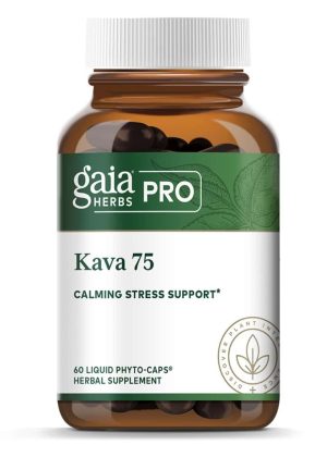 Gaia Herbs Kava 75 — Calming Stress Support, Herbal Supplement