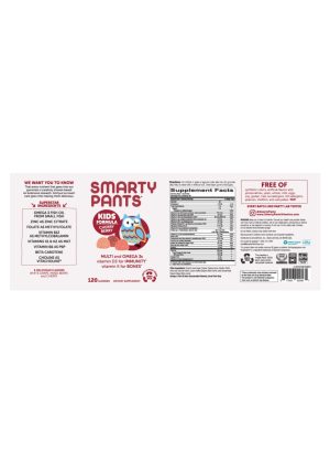 SmartyPants Vitamins Kids Complete - Cherry Berry - Back