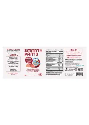 SmartyPants Vitamins Kids Complete - Cherry Berry - Back