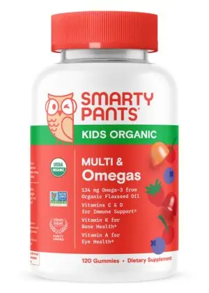 SmartyPants Vitamins Kids Multi & Omegas -- kids vitamins, omega-3 gummies