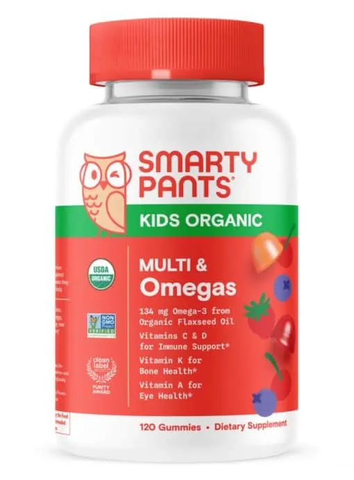 SmartyPants Vitamins Kids Multi & Omegas -- kids vitamins, omega-3 gummies