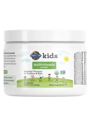 Garden of Life Kids Multivitamin Powder — organic multivitamin, toddler nutrition