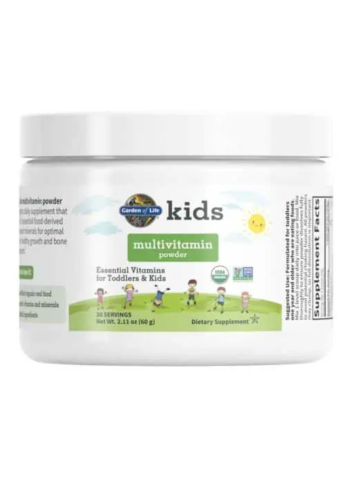 Garden of Life Kids Multivitamin Powder — organic multivitamin, toddler nutrition