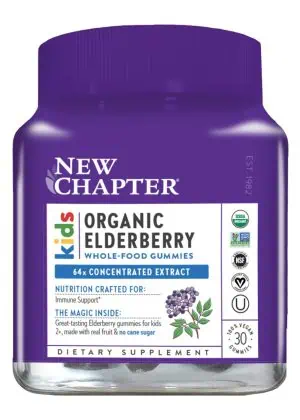 New Chapter Kids Organic Elderberry Gummies -- immune support, kids health