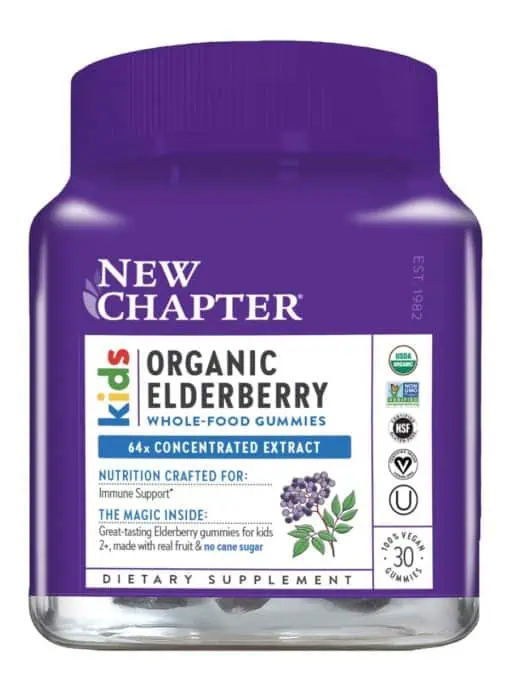 New Chapter Kids Organic Elderberry Gummies -- immune support, kids health