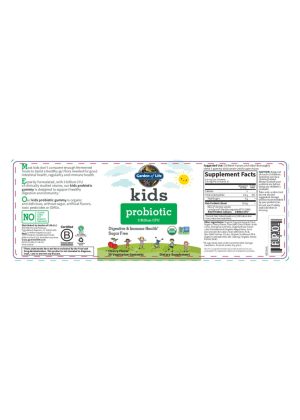 Garden of Life Kids Probiotic — Digestive Health, Immune Support - Back
