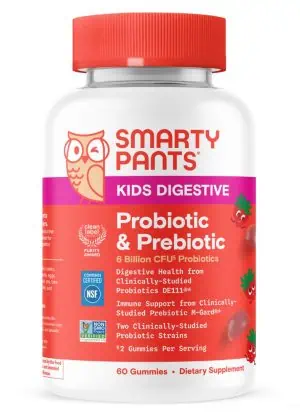 SmartyPants Vitamins Kids Probiotic Complete Strawberry Creme -- kids probiotics, digestive health