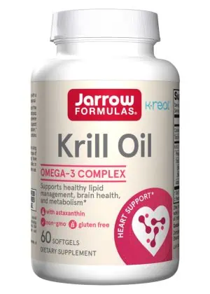 Jarrow Formulas Krill Oil -- omega-3 supplement, astaxanthin