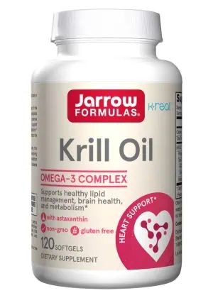 Jarrow Formulas Krill Oil -- omega-3 supplement, brain health