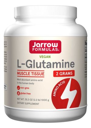 Jarrow Formulas L-Glutamine Powder -- amino acid supplement, muscle support