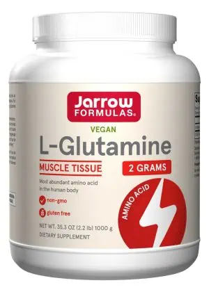 Jarrow Formulas L-Glutamine Powder -- amino acid supplement, muscle support