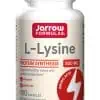 Jarrow Formulas L-Lysine 500mg -- amino acid, protein metabolism