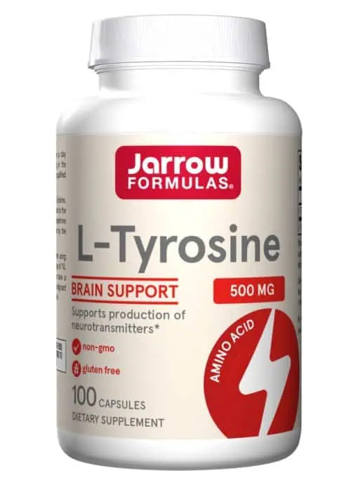 Jarrow Formulas L-Tyrosine 500mg -- brain support, cognitive enhancement