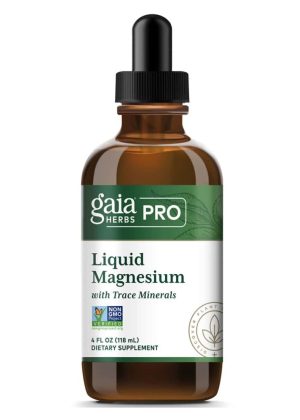 Gaia Herbs Liquid Magnesium — Magnesium supplement, trace minerals