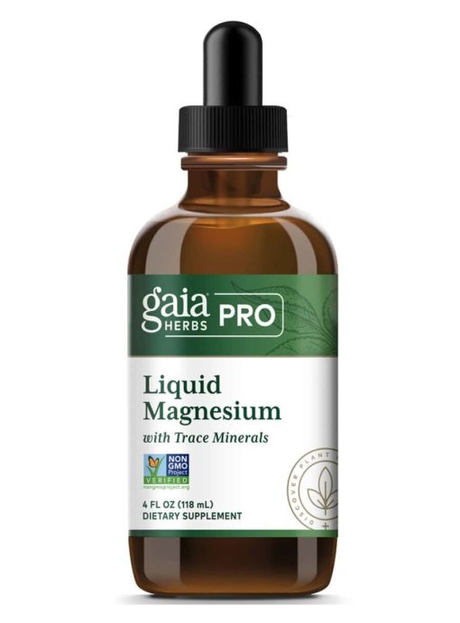 Gaia Herbs Liquid Magnesium — Magnesium supplement, trace minerals