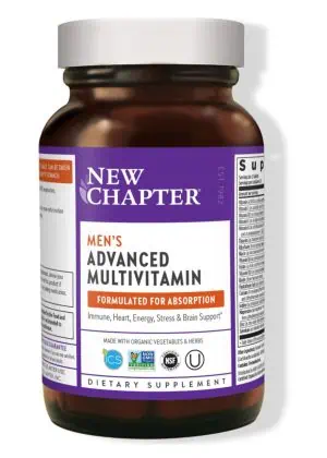 New Chapter Men's Advanced Multivitamin -- multivitamin for men, organic vitamins