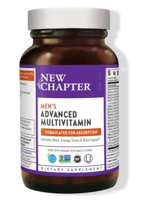 New Chapter Men's Advanced Multivitamin -- multivitamin for men, organic vitamins
