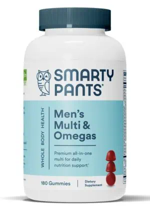 SmartyPants Vitamins Men's Complete -- men's multivitamin, omega-3 supplement