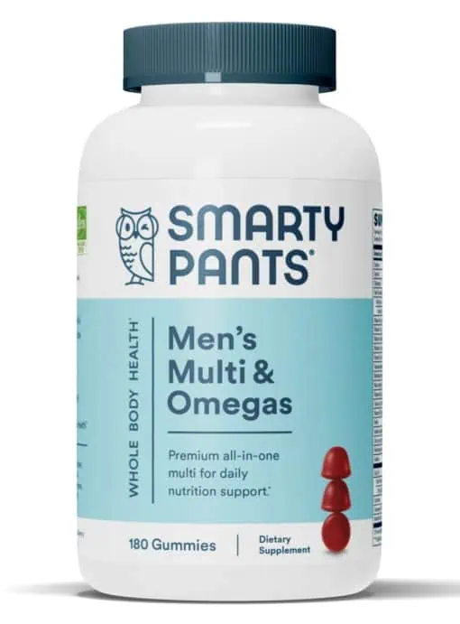 SmartyPants Vitamins Men's Complete -- men's multivitamin, omega-3 supplement