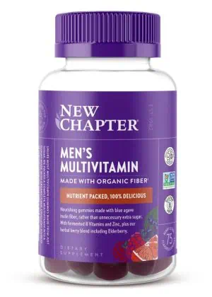 New Chapter Men's Multivitamin Gummies -- multivitamin gummies, organic vitamins